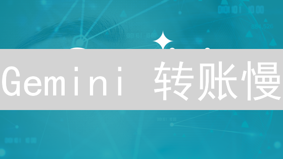 Gemini 转账慢？掌握这些技巧，让加密货币飞速到账！